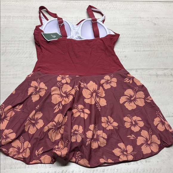 Eomenie One Piece Swimdress Swimsuits for Women Tummy Control Swim Dresses Skirt - Picture 10 of 10